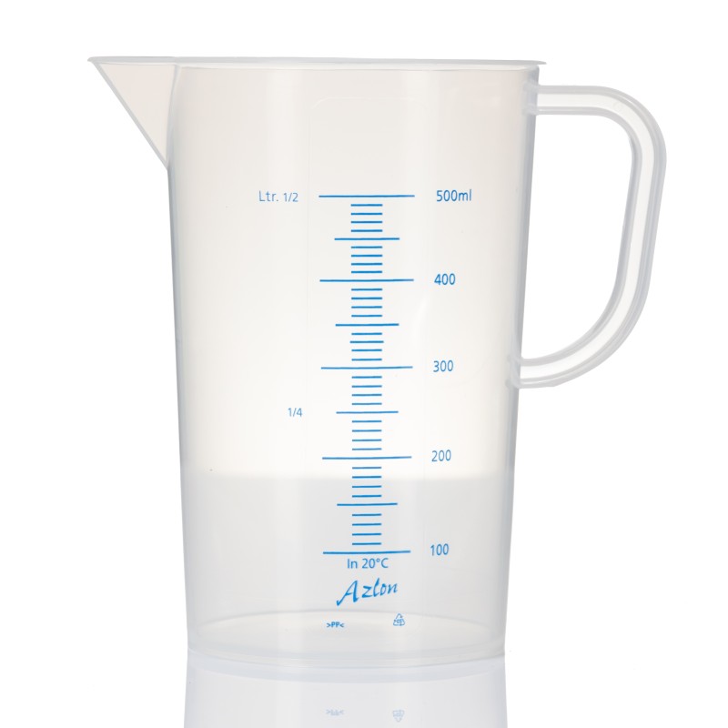 1 pcs - RS PRO PP 500ml Laboratory Jug