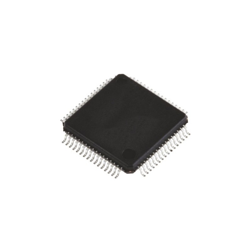 10 pcs - Maxim Integrated DS80C390-FNR+, 8bit 80C52 Microcontroller, DS80C, 40MHz, 4 kB, 64-Pin LQFP