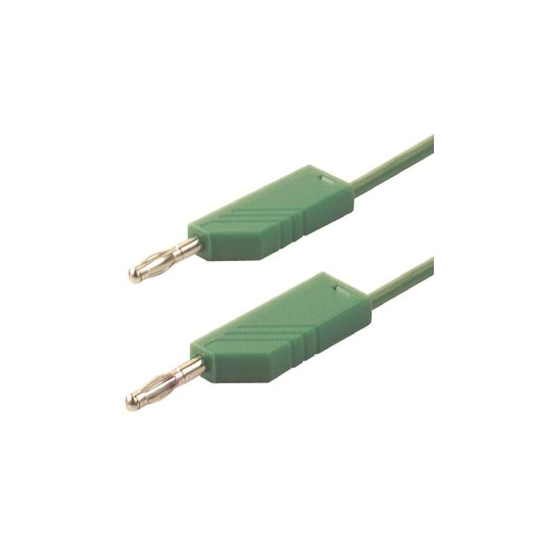 1 pcs - Hirschmann Test & Measurement, 16A, 60V dc, Green, 250mm Lead Length
