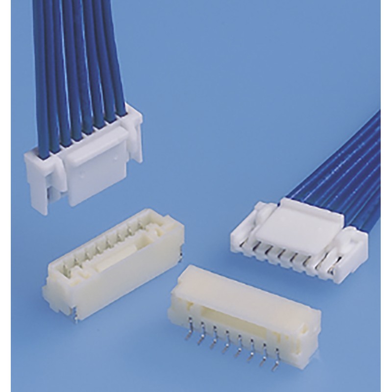 10 pcs - JST GH Series Right Angle Surface Mount PCB Header, 12 Contact(s), 1.25mm Pitch, 1 Row(s), Shrouded