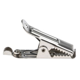 1 pcs - RS PRO Crocodile Clip Crocodile Clip Connection, Nickel-Plated Steel Contact, 25A, Silver
