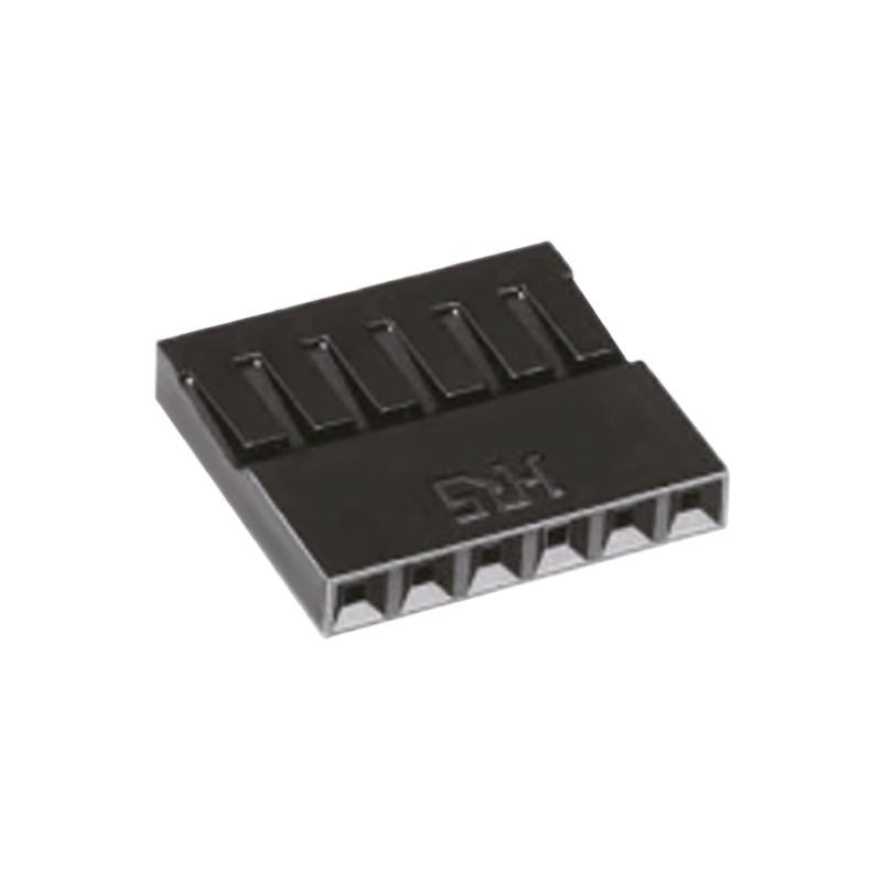 10 pcs - Hirose A2 Series Straight Cable Mount PCB Socket, 5-Contact, 1-Row, 2.54mm Pitch, Crimp Termination