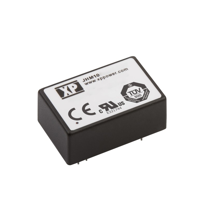 1 Tube of 10 - XP Power JHM DC-DC Converter, ±15V dc/ ±333mA Output, 4.5 - 9 V dc Input, 10W, Through Hole, +80°C Max Temp