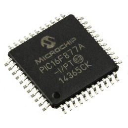 25 pcs - Microchip PIC16F877A-I/PT, 8bit PIC Microcontroller, PIC16F, 20MHz, 14.3 kB, 256 B Flash, 44-Pin TQFP