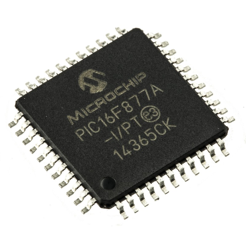 25 pcs - Microchip PIC16F877A-I/PT, 8bit PIC Microcontroller, PIC16F, 20MHz, 14.3 kB, 256 B Flash, 44-Pin TQFP