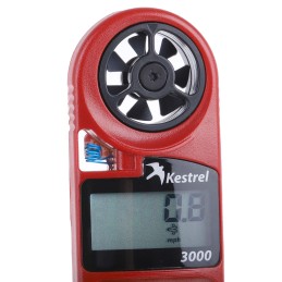 1 pcs - Kestrel KESTREL 3000 Rotary Vane Anemometer, 40m/s Max, Measures Air Velocity, Altitude, Dew Point, Heat Index,