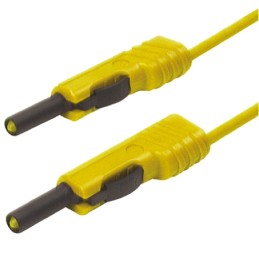 1 pcs - Hirschmann Test & Measurement, 16A, 30 V ac, 60V dc, Yellow, 1m Lead Length