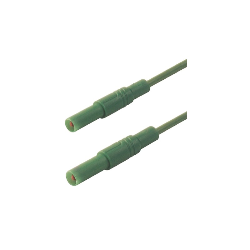 1 pcs - Hirschmann Test & Measurement, 32A, 1000V ac/dc, Green, 2m Lead Length