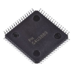 1 pcs - Microchip AT90USB1287-AU, 8bit AVR Microcontroller, AT90, 16MHz, 128 kB Flash, 64-Pin TQFP