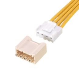 10 pcs - JST VU Series Right Angle Through Hole PCB Header, 3 Contact(s), 3.96mm Pitch, 1 Row(s), Shrouded