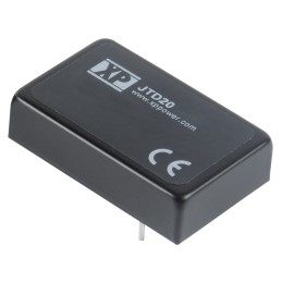 1 Tube of 10 - XP Power JTD20 DC-DC Converter, 12V dc/ 1.67A Output, 18 - 75 V dc Input, 20W, Through Hole, +100°C Max Temp