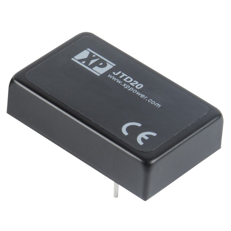 1 Tube of 10 - XP Power JTD20 DC-DC Converter, 12V dc/ 1.67A Output, 18 - 75 V dc Input, 20W, Through Hole, +100°C Max Temp