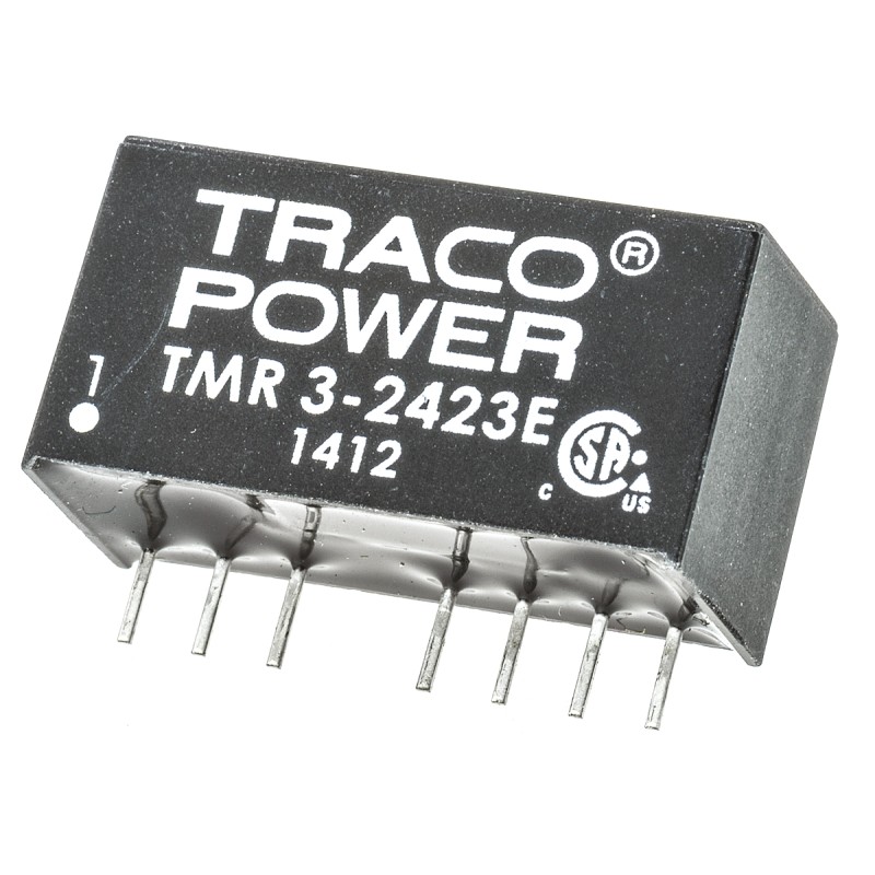 1 Tube of 10 - TRACOPOWER TMR 3E DC-DC Converter, ±15V dc/ ±100mA Output, 18 - 36 V dc Input, 3W, Through Hole, +85°C Max Temp