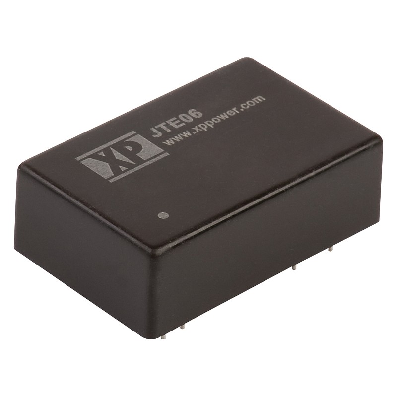 1 Tube of 10 - XP Power JTE DC-DC Converter, ±3.3V dc/ ±909mA Output, 9 - 36 V dc Input, 6W, Through Hole, +100°C Max Temp