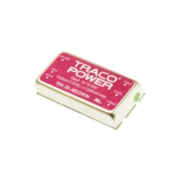 1 Tube of 10 - TRACOPOWER TEN 30WIN DC-DC Converter, ±12V dc/ 1.25A Output, 18 - 75 V dc Input, 30W, Through Hole, +75°C Max