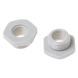 10 pcs - RS PRO Cable Gland Adaptor, M16 Exterior Thread, M12 Interior Thread, Nylon 66