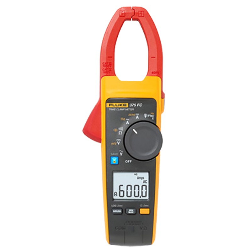 1 pcs - Fluke 375 FC Clamp Meter Bluetooth, 600A dc, Max Current 600A ac CAT III 1000V With UKAS Calibration
