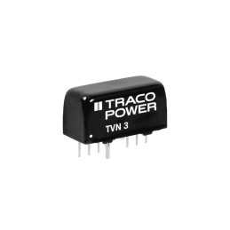 1 Tube of 10 - TRACOPOWER TVN 3 DC-DC Converter, ±12V dc/ ±125mA Output, 18 - 36 V dc Input, 3W, Through Hole, +75°C Max Temp