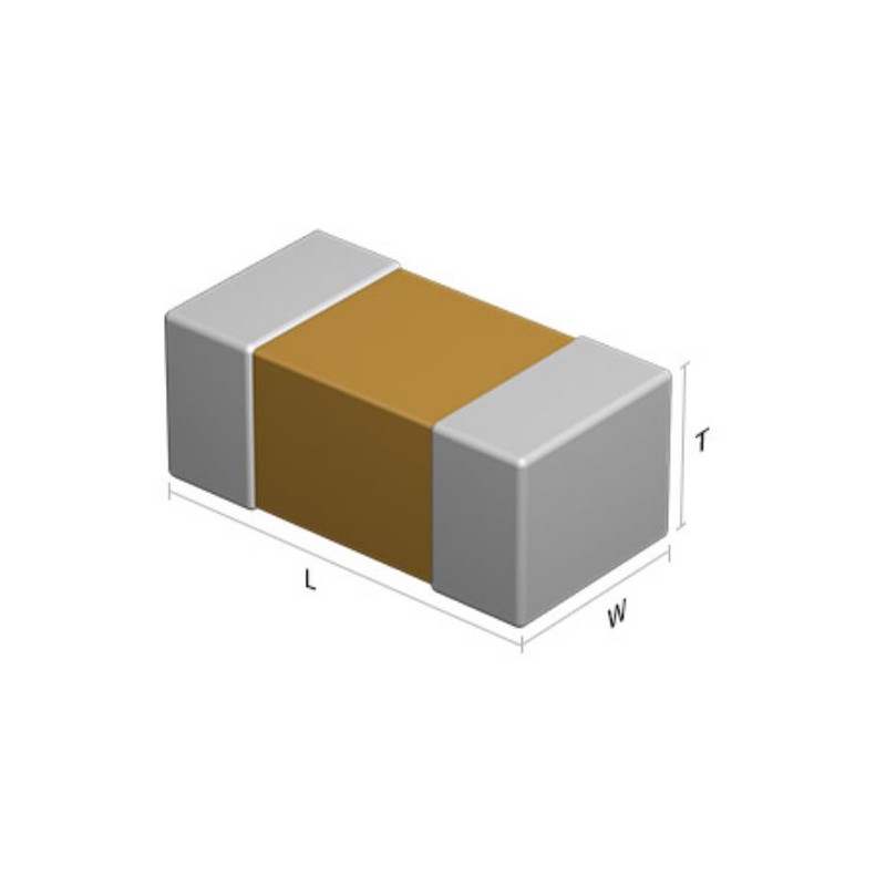1000 pcs - Samsung Electro-Mechanics 47pF MLCC, 50V dc V, SMD