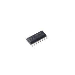 5 pcs - Texas Instruments CD4049UBD, Hex-Channel Inverting Buffer & Converter Combination Circuit, 16-Pin SOIC