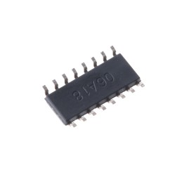 5 pcs - Texas Instruments CD4049UBD, Hex-Channel Inverting Buffer & Converter Combination Circuit, 16-Pin SOIC