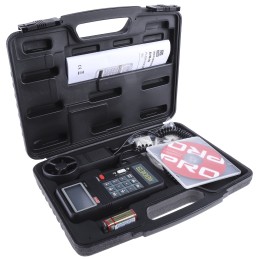 1 pcs - RS PRO AVM-09 Vane Anemometer, 45m/s Max, Measures Air Velocity, Temperature
