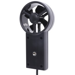 1 pcs - RS PRO AVM-09 Vane Anemometer, 45m/s Max, Measures Air Velocity, Temperature