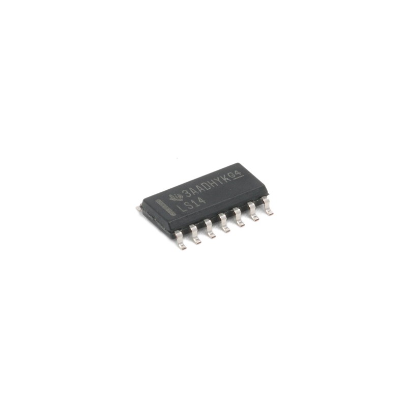 5 pcs - Texas Instruments SN74LS14D Hex Schmitt Trigger Inverter, 14-Pin SOIC