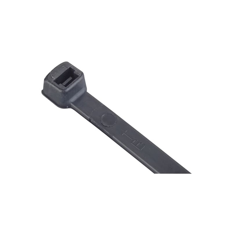 100 pcs - ABB Cable Ties, Cable Tray, 215mm x 4.8 mm, Black Nylon