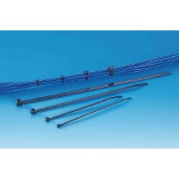 100 pcs - HellermannTyton Cable Tie, 330mm x 2.8 mm, Black Polyamide 6.6 (PA66)