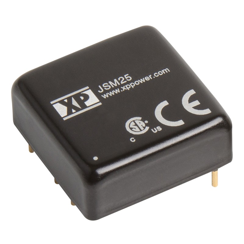 1 Tube of 10 - XP Power JSM25 DC-DC Converter, ±15V dc/ ±840mA Output, 18 - 36 V dc Input, 25W, Through Hole, +105°C Max Temp