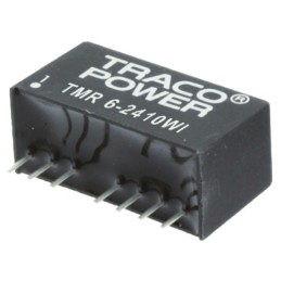 1 Tube of 10 - TRACOPOWER TMR 6WI DC-DC Converter, ±12V dc/ ±250mA Output, 36 - 75 V dc Input, 6W, Through Hole, +65°C Max Temp