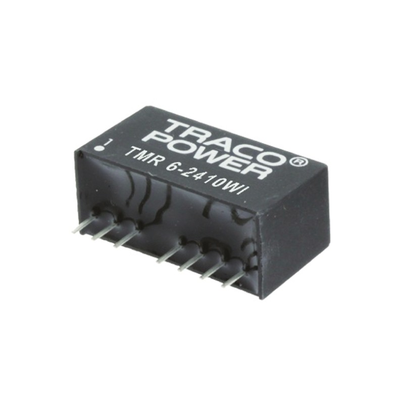 1 Tube of 10 - TRACOPOWER TMR 6WI DC-DC Converter, ±12V dc/ ±250mA Output, 36 - 75 V dc Input, 6W, Through Hole, +65°C Max Temp