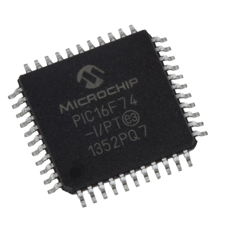 25 pcs - Microchip PIC16F74-I/PT, 8bit PIC Microcontroller, PIC16F, 20MHz, 4K Flash, 44-Pin TQFP