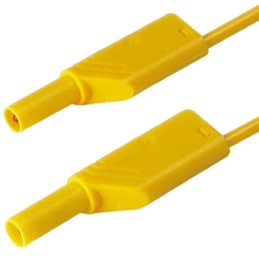 1 pcs - Hirschmann Test & Measurement, 32A, 1000V ac/dc, Yellow, 1m Lead Length