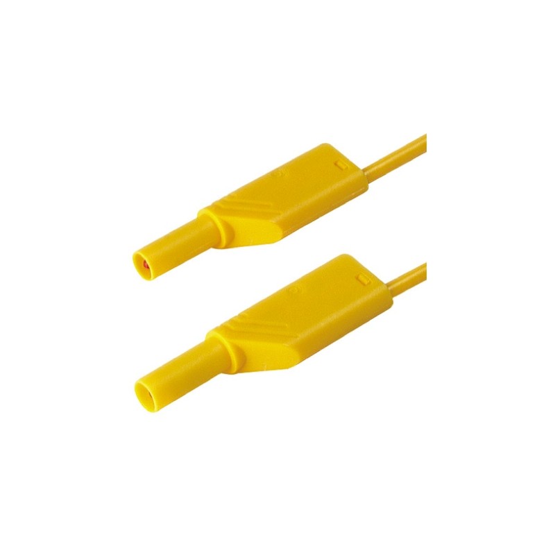 1 pcs - Hirschmann Test & Measurement, 32A, 1000V ac/dc, Yellow, 1m Lead Length
