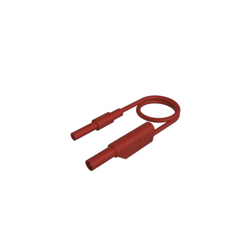 1 pcs - Hirschmann Test & Measurement Test lead, 32A, Red, 1m Lead Length