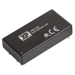 1 Tube of 10 - XP Power JWL40 DC-DC Converter, 5V dc/ 8A Output, 9 - 36 V dc Input, 40W, Through Hole, +105°C Max Temp -40°C