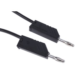 1 pcs - Hirschmann Test & Measurement, 32A, 60V dc, Black, 2m Lead Length