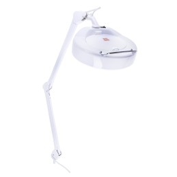 1 pcs - RS PRO LED Magnifying Lamp with Table Clamp Mount, 3dioptre, 125mm Lens Dia., 125mm Lens