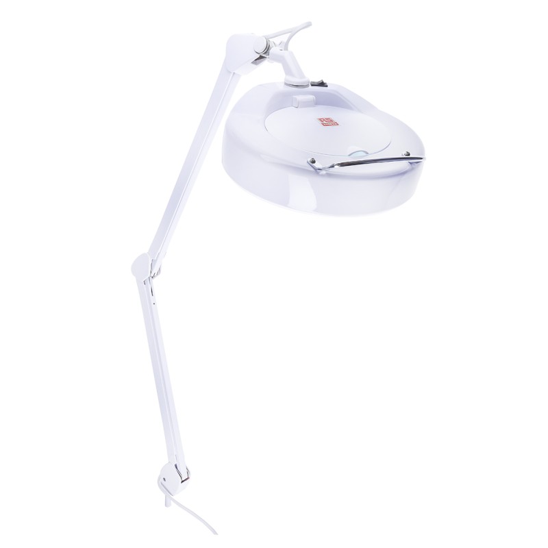 1 pcs - RS PRO LED Magnifying Lamp with Table Clamp Mount, 3dioptre, 125mm Lens Dia., 125mm Lens