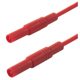 1 pcs - Hirschmann Test & Measurement, 32A, 1000V ac/dc, Red, 250mm Lead Length