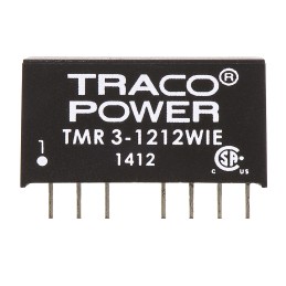 1 Tube of 10 - TRACOPOWER TMR 3WIE DC-DC Converter, 12V dc/ 250mA Output, 4.5 - 18 V dc Input, 3W, Through Hole, +85°C Max Temp