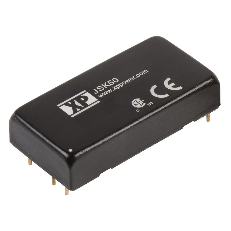 1 Tube of 10 - XP Power JSK50 DC-DC Converter, 24V dc/ 2.08A Output, 9 - 18 V dc Input, 50W, Through Hole, +105°C Max Temp