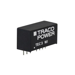 1 Tube of 10 - TRACOPOWER TEC 3WI DC-DC Converter, ±15V dc/ 100mA Output, 9 - 36 V dc Input, 3W, Through Hole, +90°C Max Temp