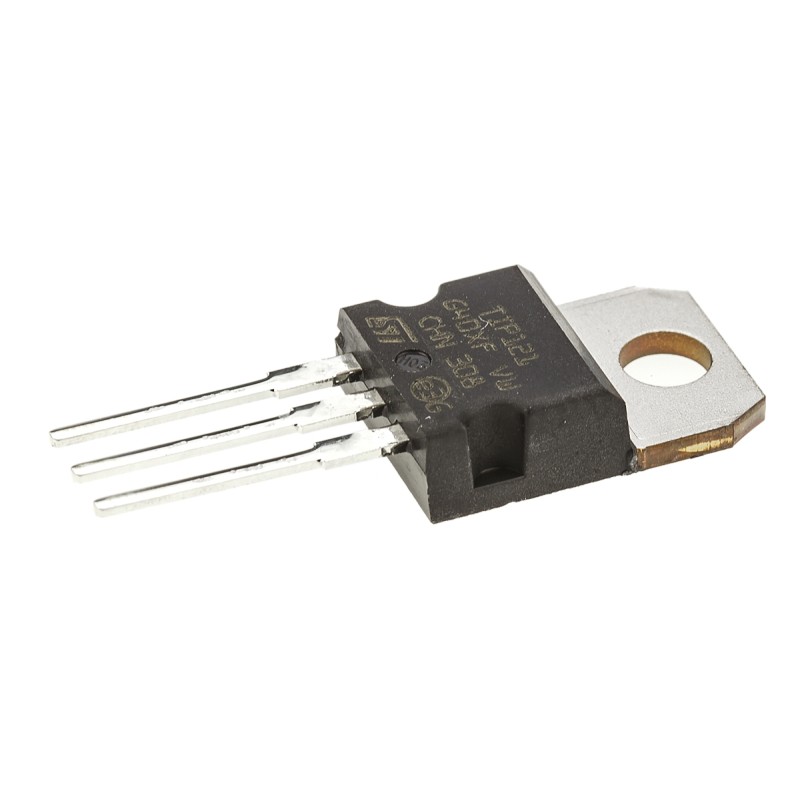 5 pcs - STMicroelectronics TIP121 NPN Darlington Transistor, 5 A 80 V HFE:1000, 3-Pin TO-220