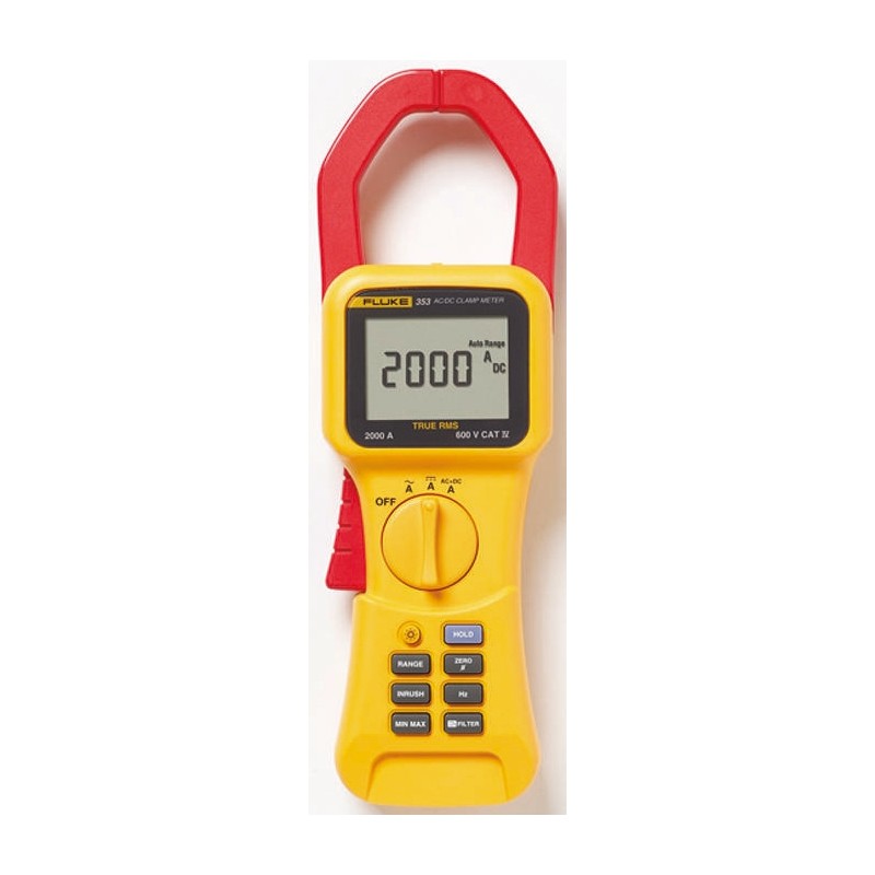1 pcs - Fluke 353 Clamp Meter, 2000A dc, Max Current 2000A ac CAT III 1000V