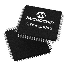 1 pcs - Microchip ATMEGA645-16AU, 8bit AVR Microcontroller, ATmega, 16MHz, 64 kB Flash, 64-Pin TQFP