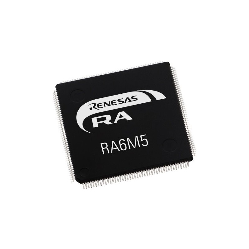 10 pcs - Renesas Electronics R7FA6M5BH3CFCAA0, 32bit ARM Cortex M33 Microcontroller, RA6M5, 200MHz, 2.048 MB, 512 kB Flash,