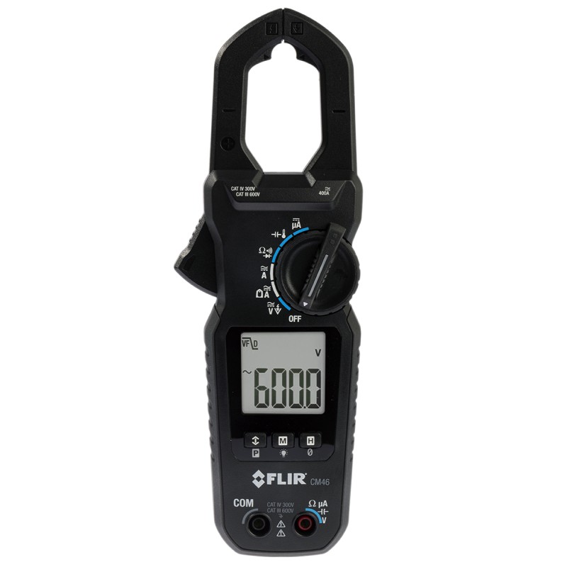 1 pcs - FLIR CM4X Clamp Meter, 400A dc, Max Current 400A ac CAT III 600V